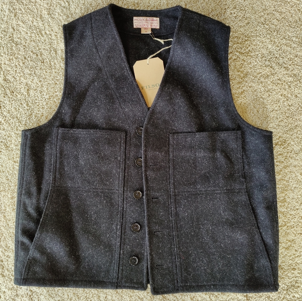 Filson Mackinaw Wool Vest NWT